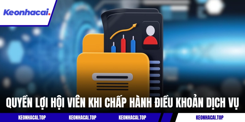 Quyền lợi hội viên khi chấp hành điều khoản dịch vụ