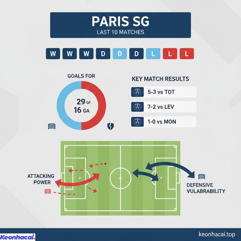 Paris SG, đội bóng nước Pháp cho thấy một phong độ khá ấn tượng và sức mạnh tấn công đáng gờm