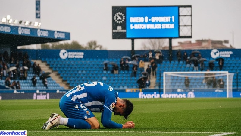 Oviedo đã không thắng trong 5 trận gần nhất với 4/5 trận gần nhất không thể chọc thủng lưới đối phương và chỉ ghi được 1 bàn trong trận hòa 3-3 trước Girona