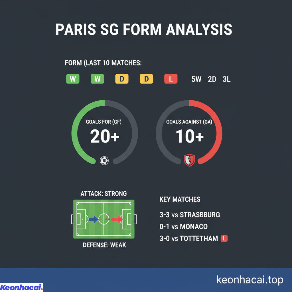 Trong 10 trận đấu gần nhất trên mọi đấu trường, với 5 chiến thắng, 2 trận hòa và 3 thất bại