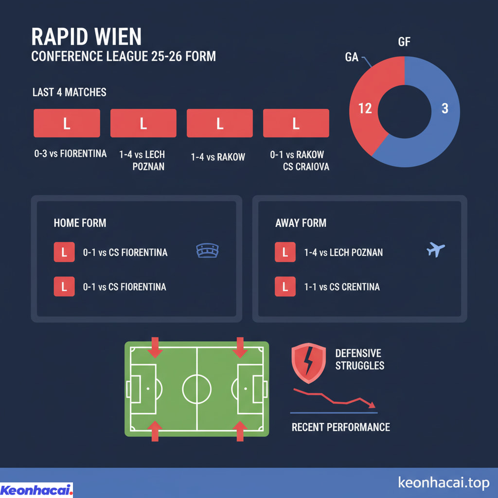 Rapid Wien đang trải qua giai đoạn thi đấu không mấy ổn định